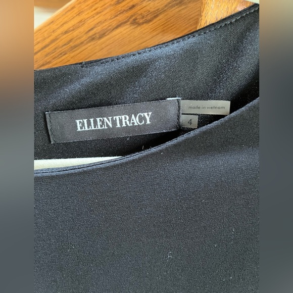 Tracy Ellen black/brown long sleeve dress size 4 - Picture 3 of 4